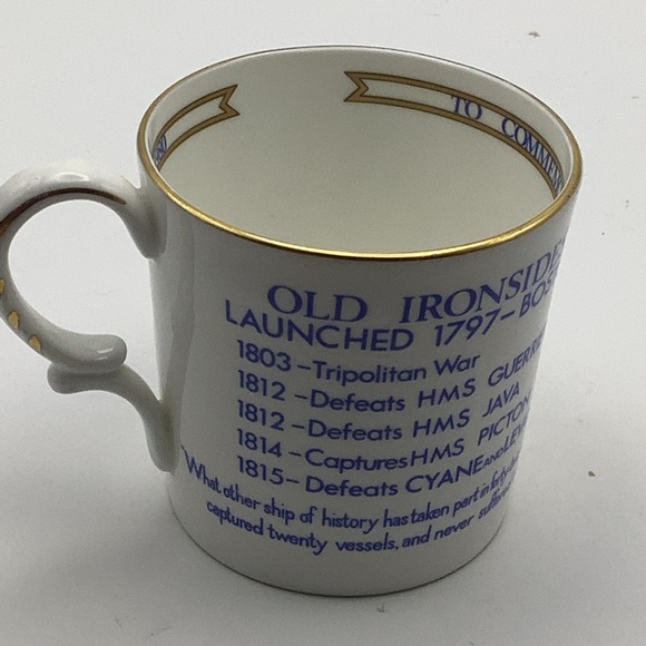 USS Constitution Commemorative Mug - White and Gold - Picture 3 of 9